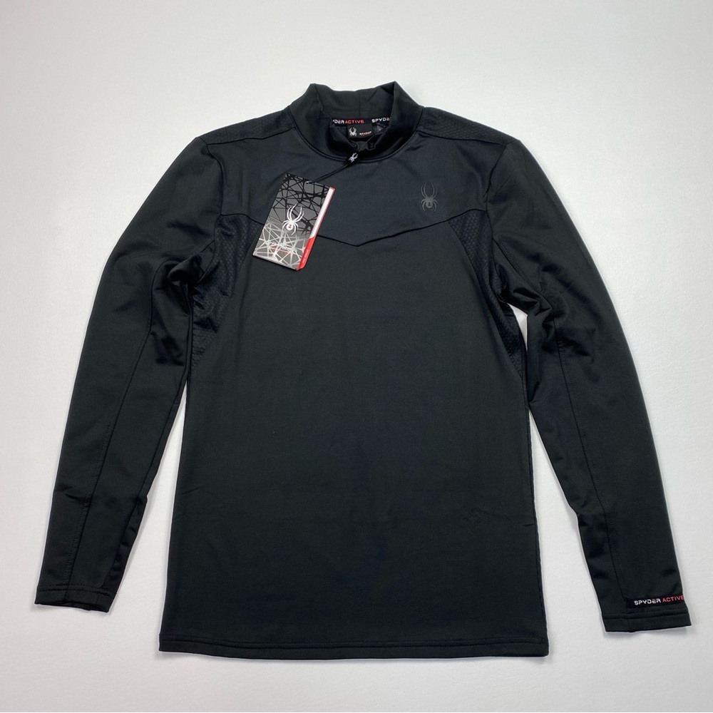 NEW! Men’s Spyder Long Sleeve Athletic T-Shirt Size Medium W/Tags - Picture 1 of 5